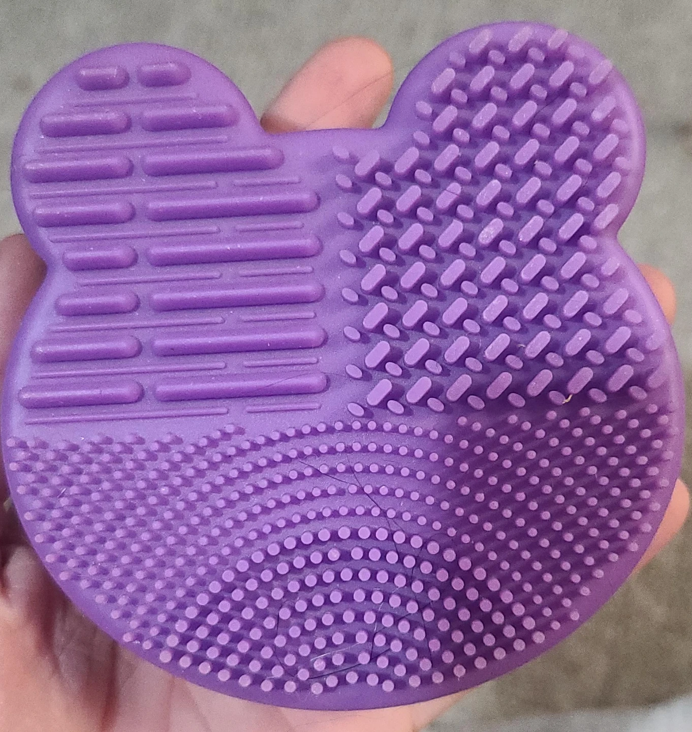 Purple Silicone Makeup Brush Cleaning Pad