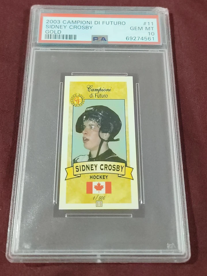 2003 Sidney Crosby Hockey Card
