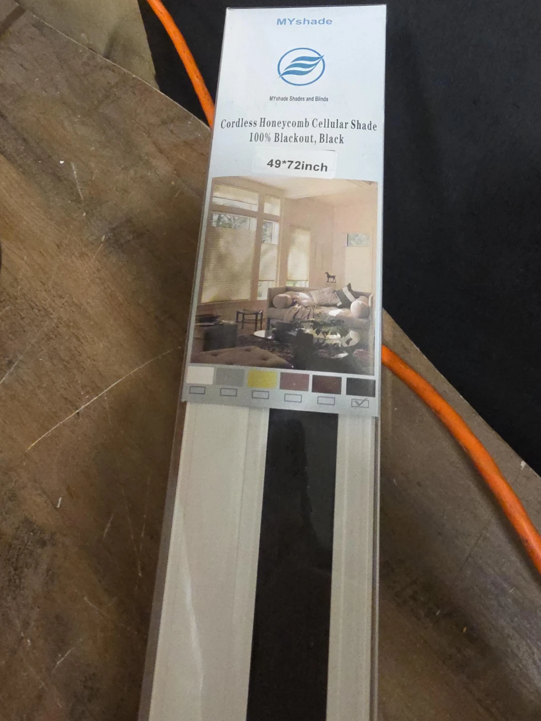 NEW MYShade Cordless Blackout Shade 49x72 inch