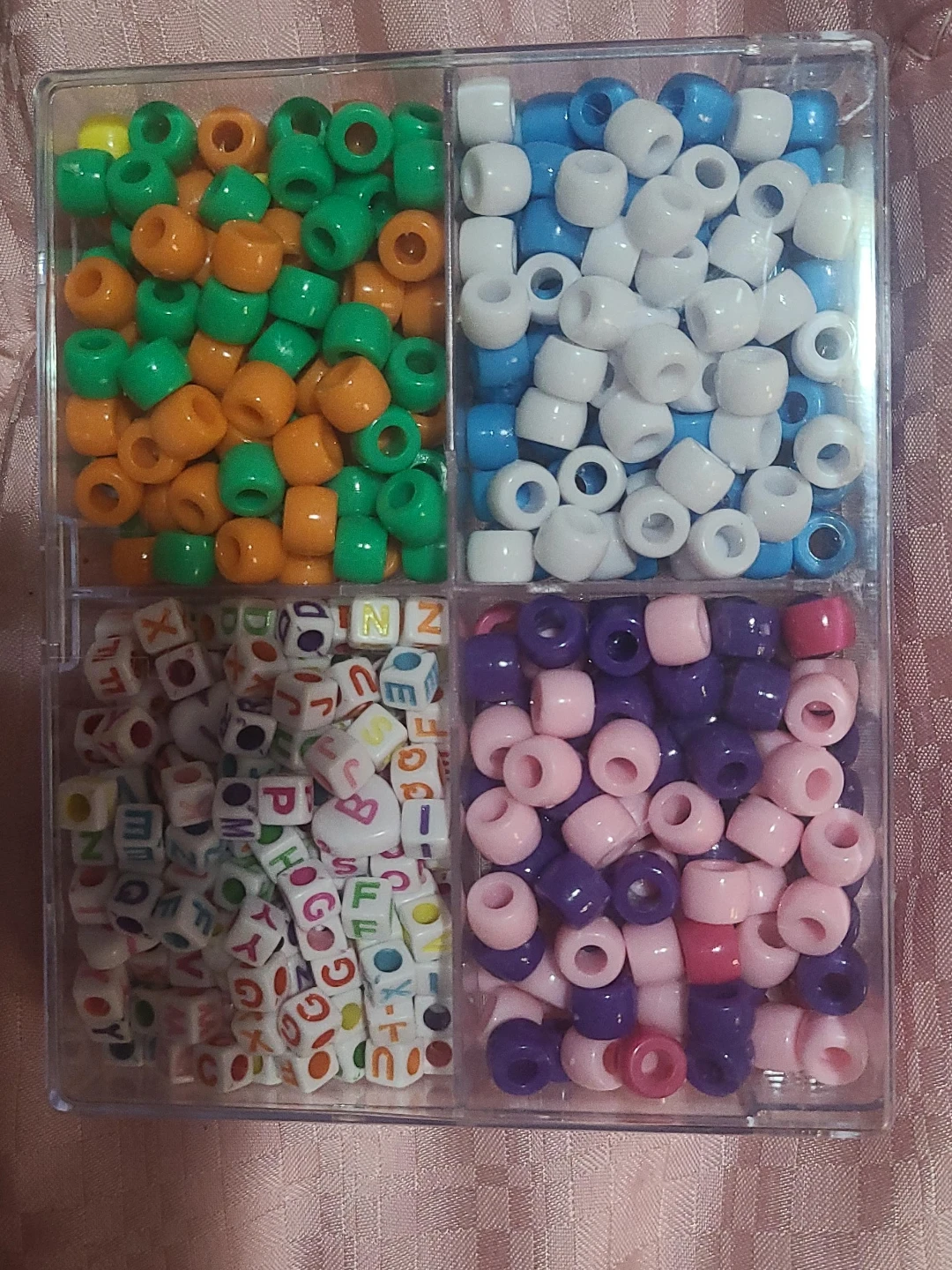 Bead Box with Colorful Pony and Letter Beads thumbnail