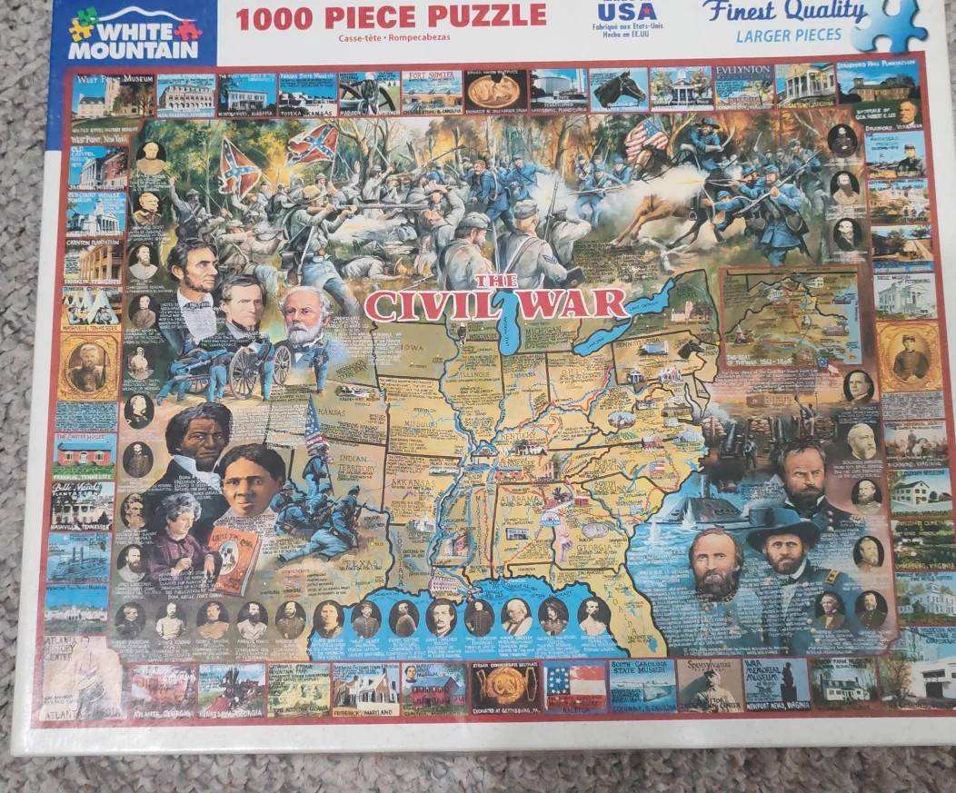 White Mountain - The Civil War 1000 Piece Puzzle