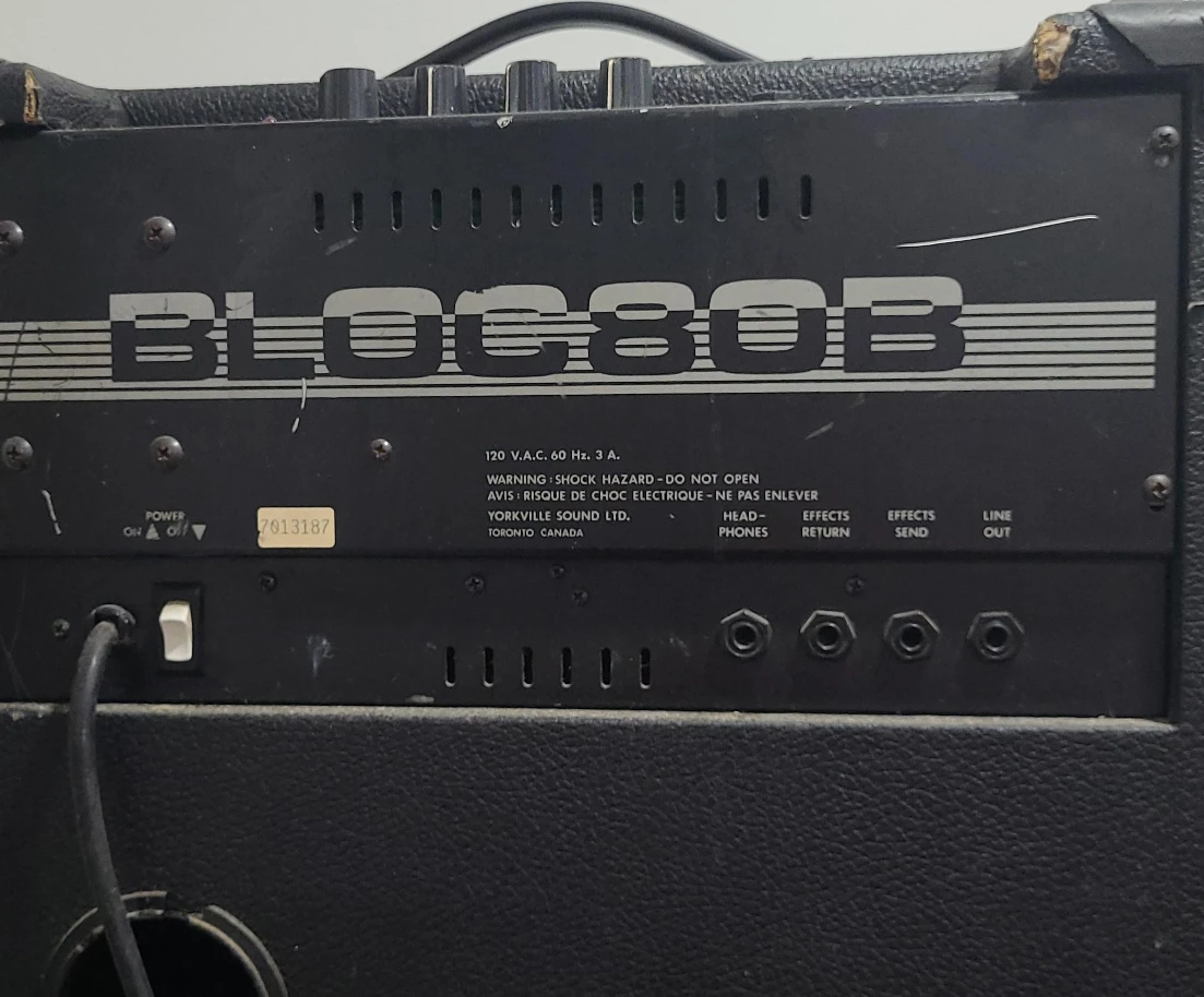 Yorkville Bloc80B Amplifier