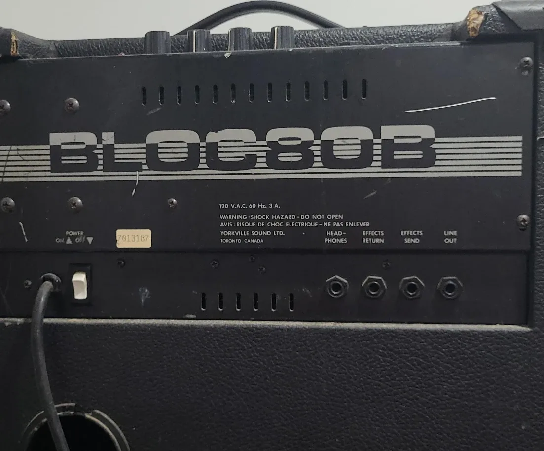 Yorkville Bloc80B Amplifier