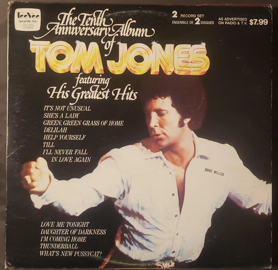 The Tenth Anniversary Album of Tom Jones - Vinyl Record thumbnail