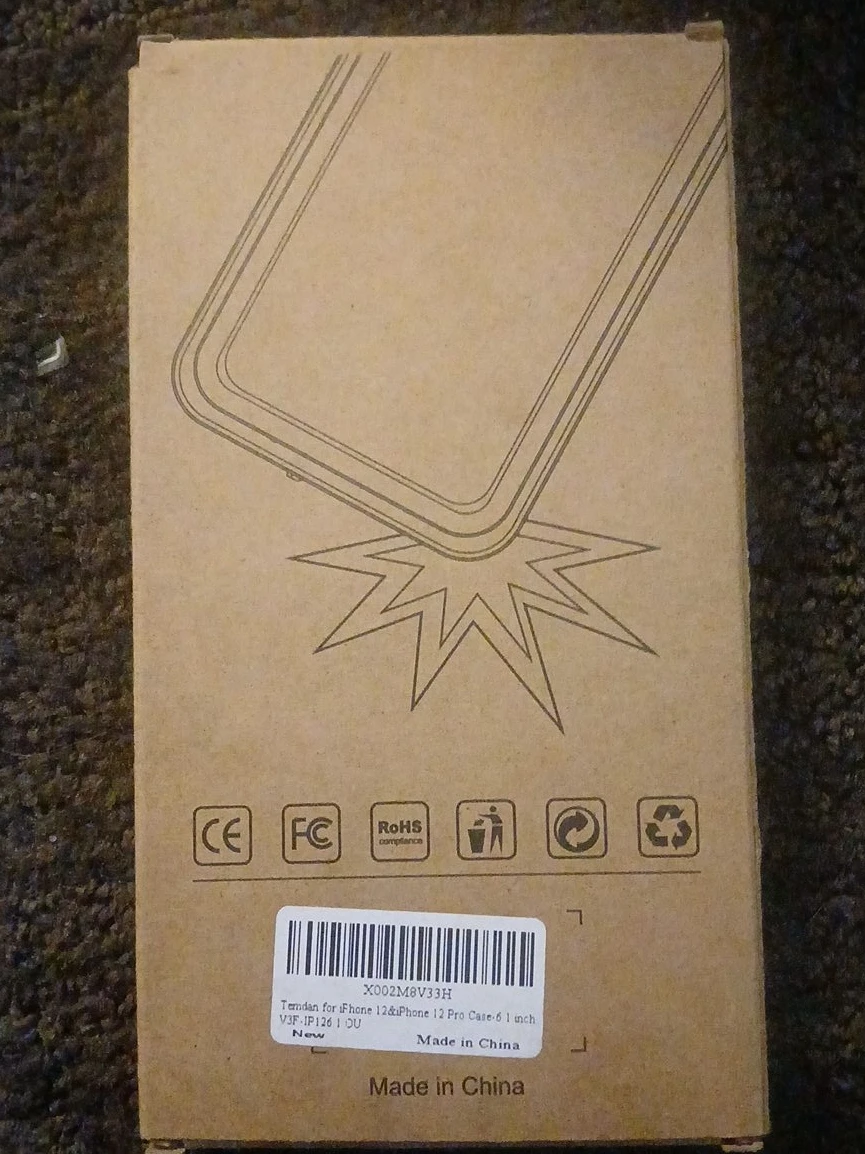 New Temdan iPhone 12/12 Pro Case 6.1 inch