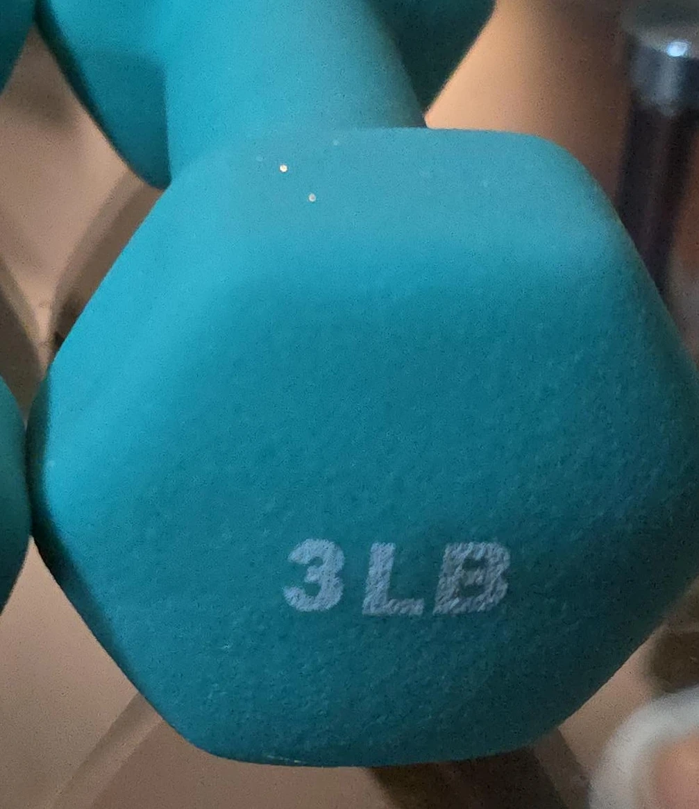 3 LB Dumbbell - Teal
