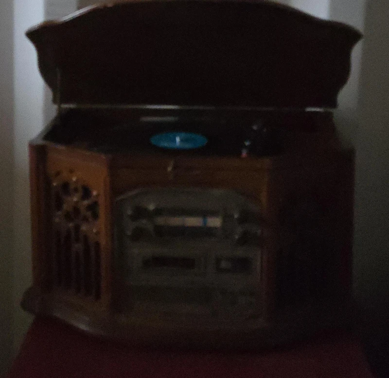 Vintage Record Player Cabinet