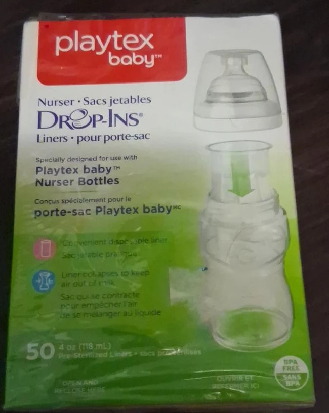 New Playtex Baby Drop-Ins Nurser Liners, 50 count