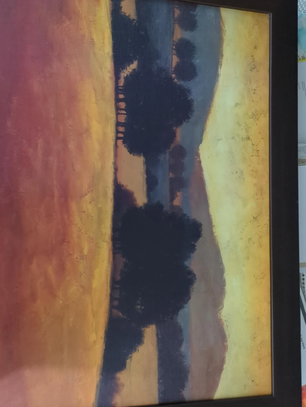 Framed Landscape Painting