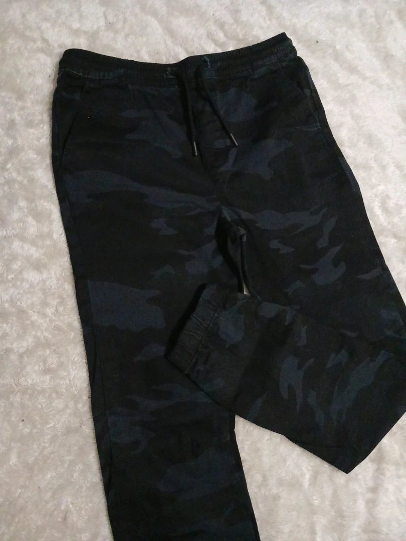 Camo Print Jogger Pants thumbnail