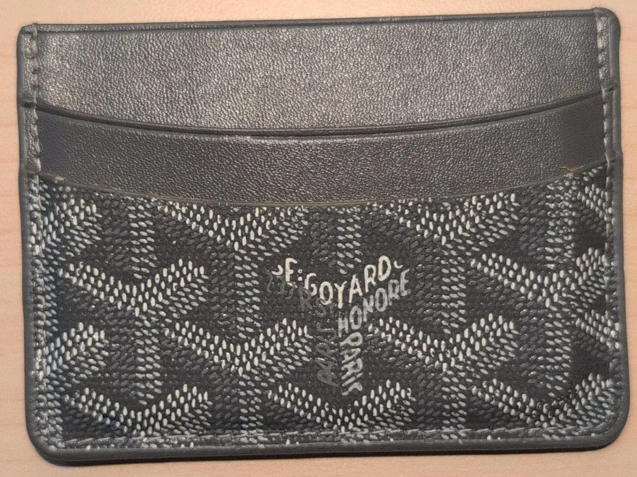 Goyard Grey Card Holder