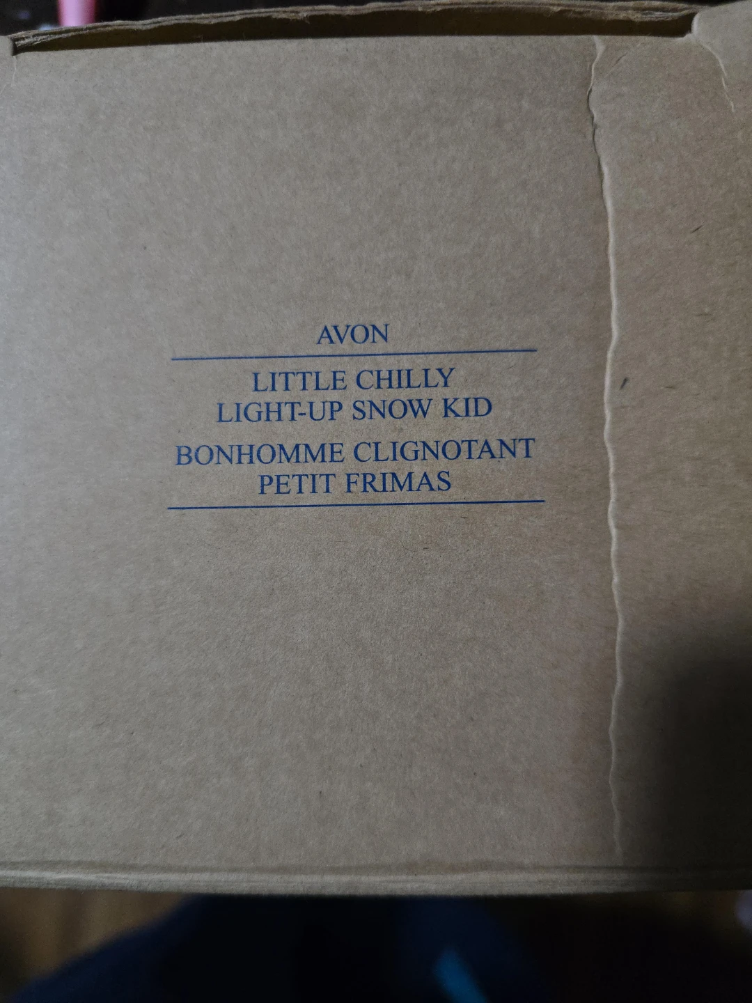 Avon Little Chilly Light-Up Snow Kid Christmas Decoration image indicator(2)