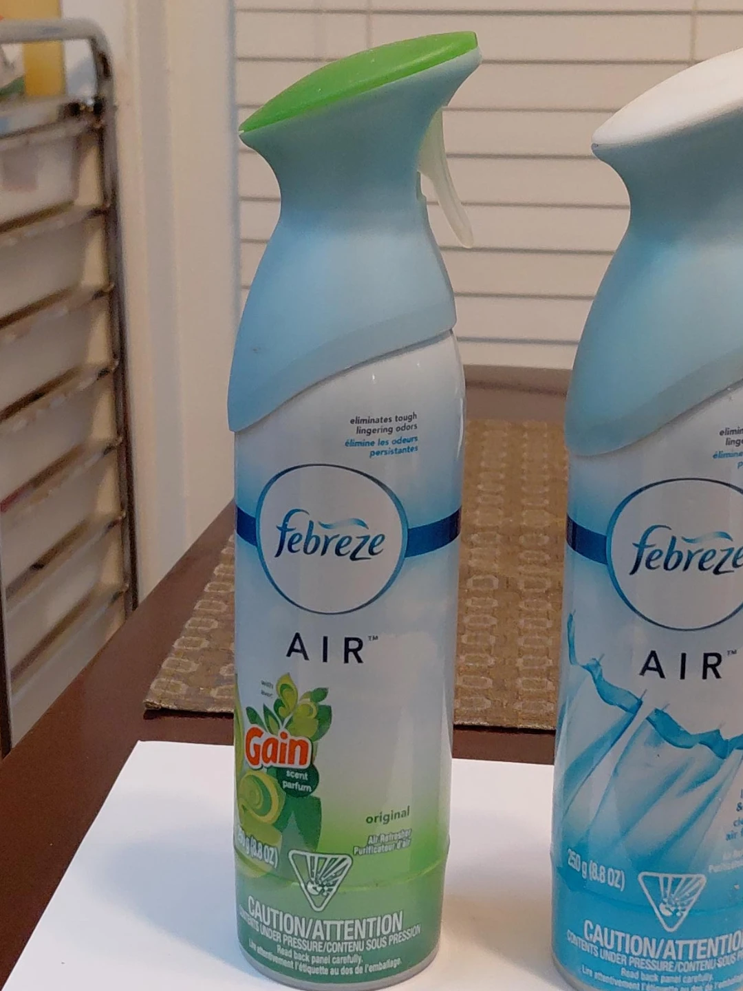 Febreze AIR Gain Scent Air Freshener two bottles
