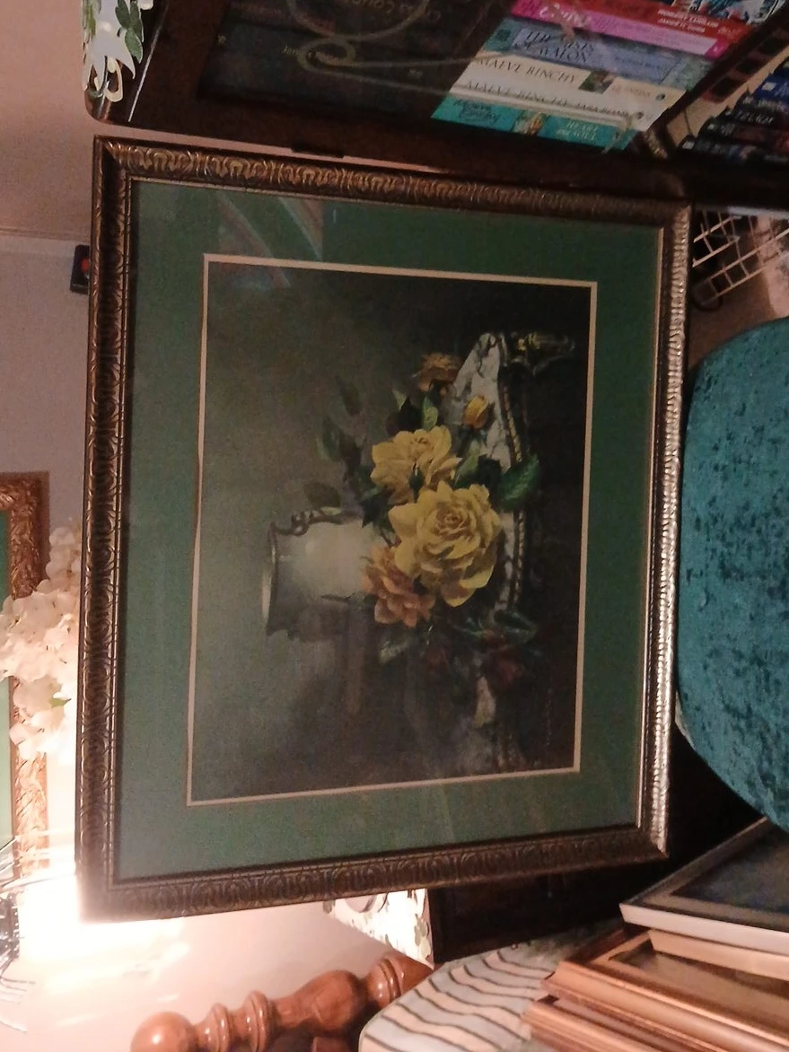 Framed Floral Print thumbnail