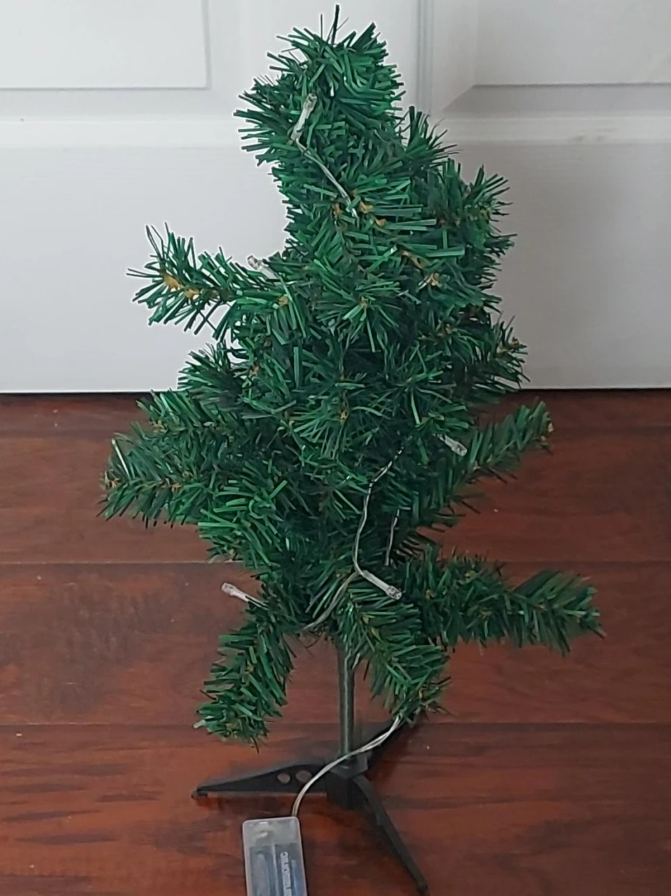 Mini Artificial Christmas Tree with Lights x2 thumbnail