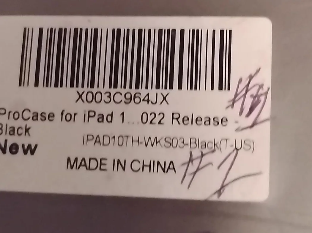 New ProCase Black for iPad 10th Generation