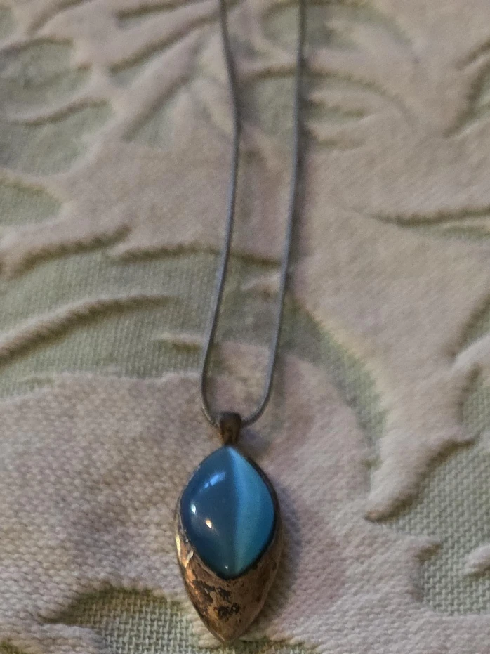 Blue Stone Pendant Necklace 🏆 - photo 2