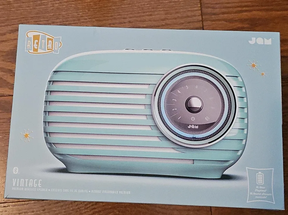 JAM Retro Vintage Bluetooth Speaker - Mint