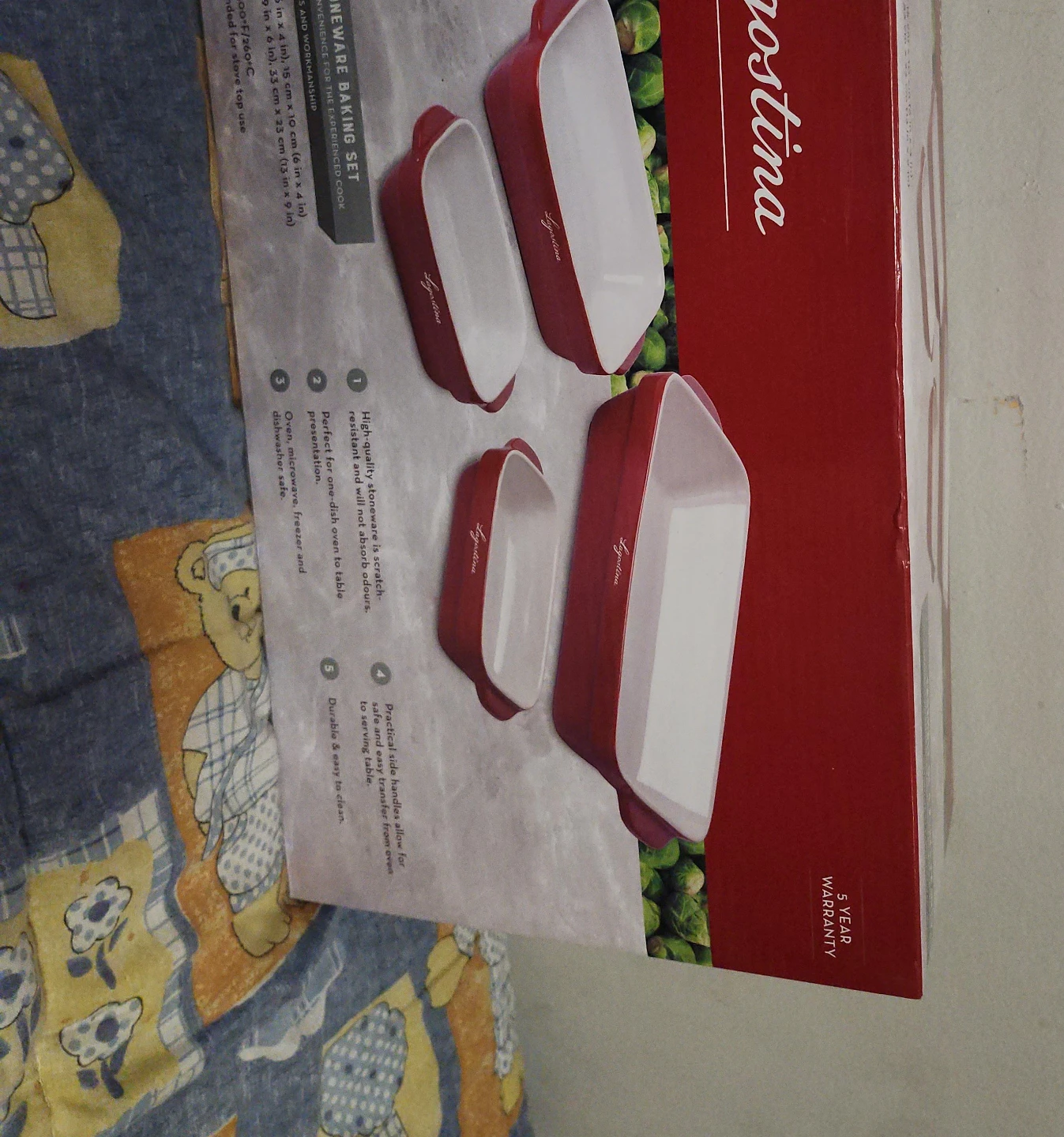 Lagostina Stoneware Baking Set - New in Box! 🥕 image indicator(4)