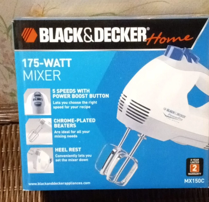 Black & Decker 175-Watt Mixer -New! thumbnail
