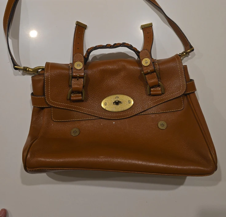 Mulberry Brown Leather Shoulder Bag