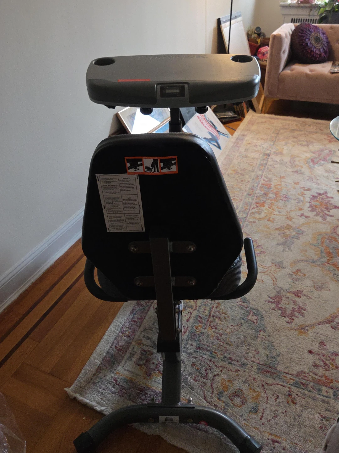 ExerWork Recumbent Exercise Bike with Desk