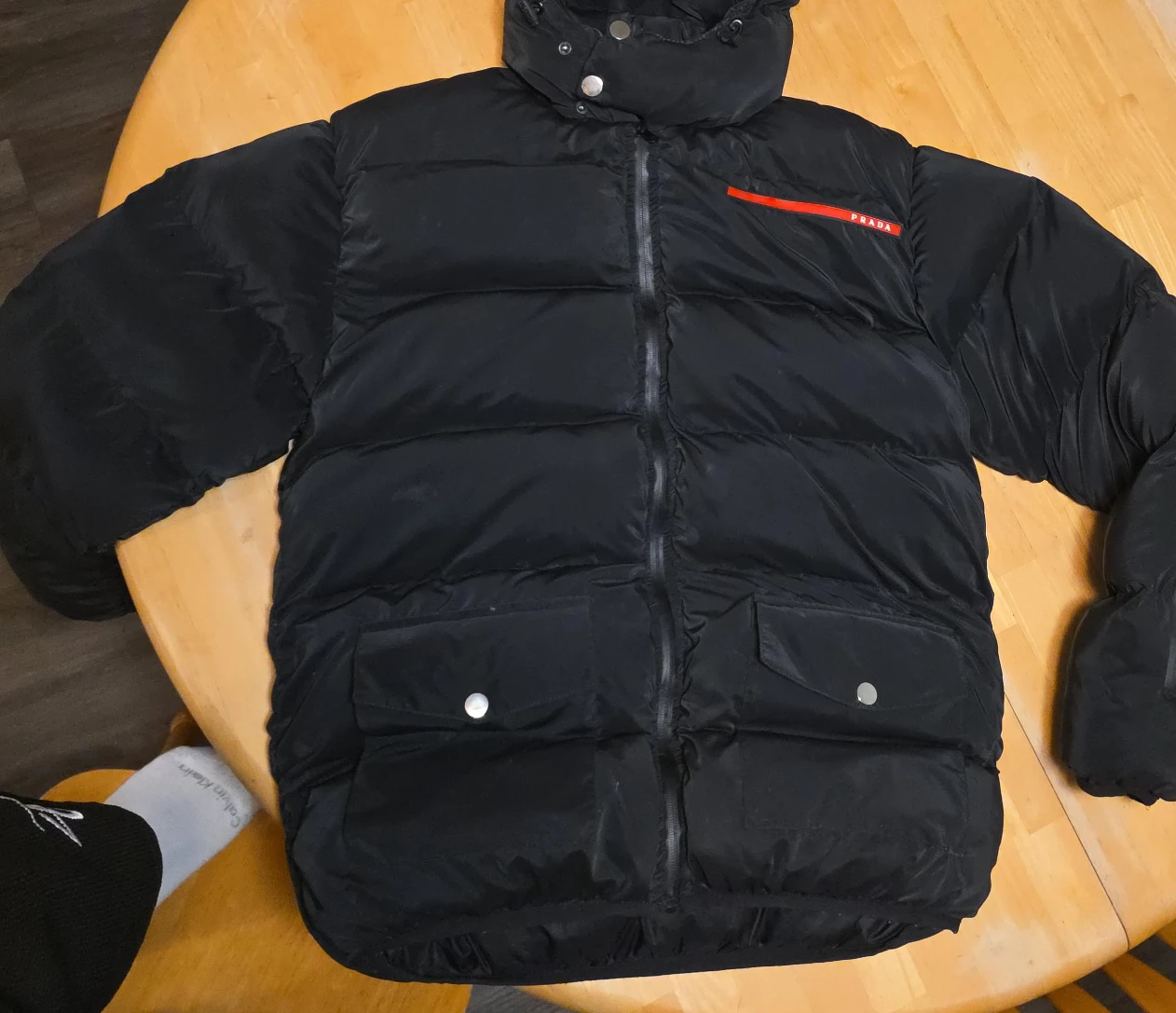 Prada Black Puffer Jacket