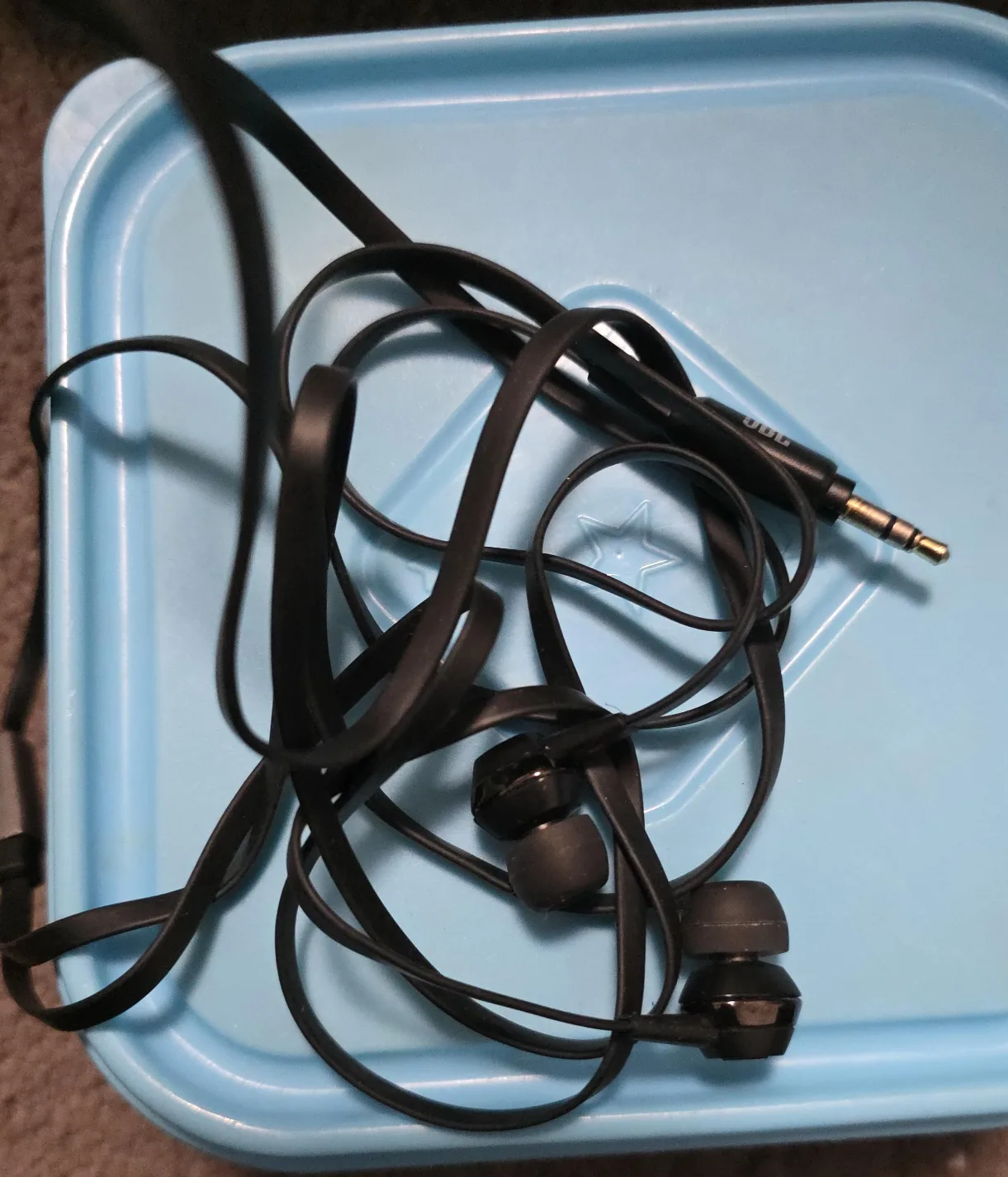 Black Wired Earphones