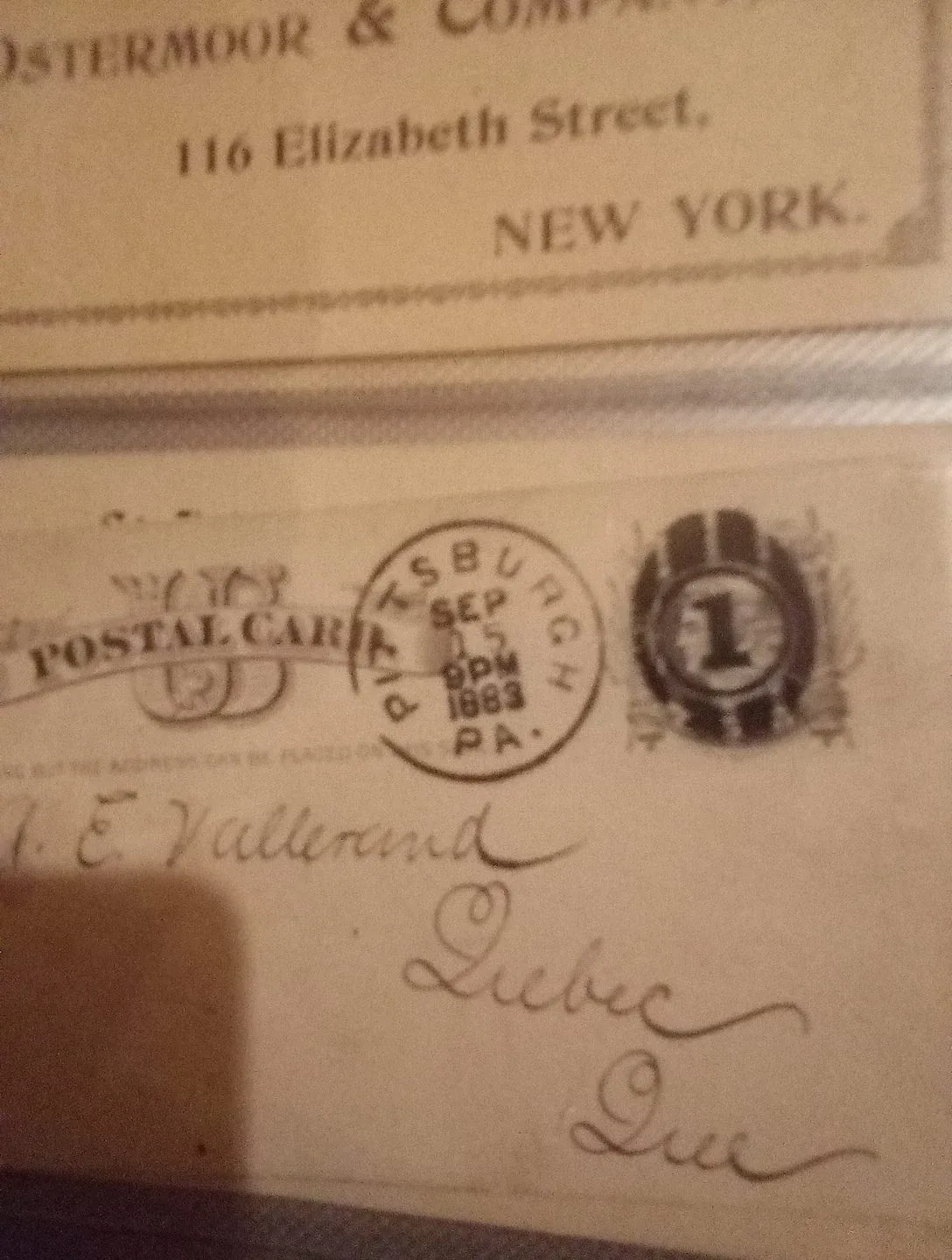 Vintage Postal Card - Quebec