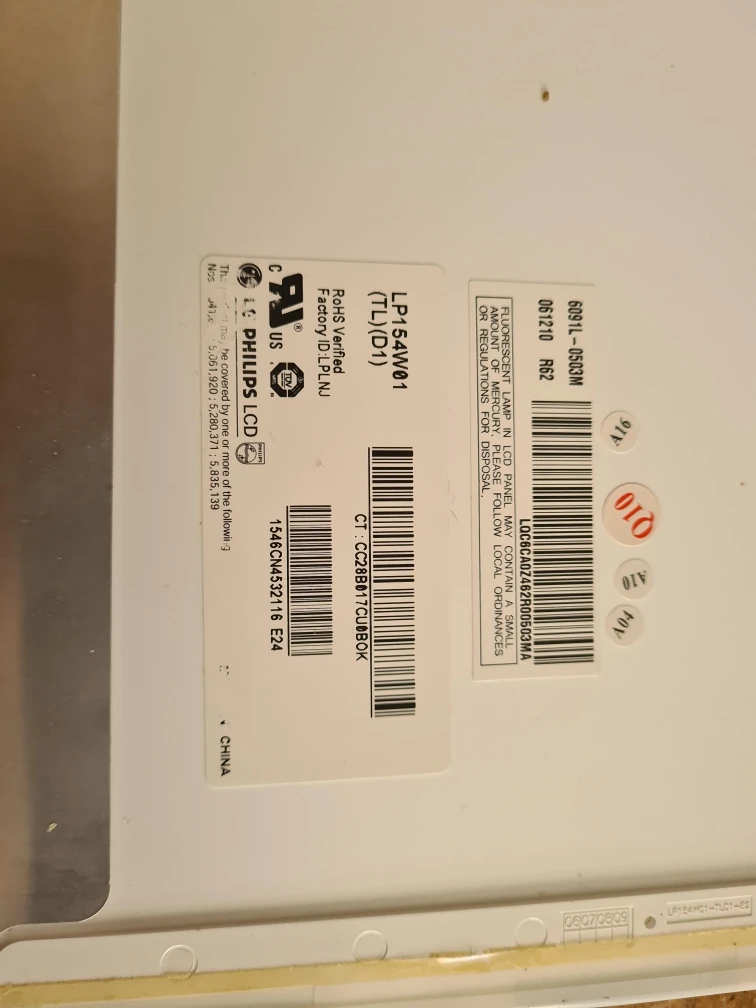 Philips LCD Panel LP154W01 (TL)(D1)