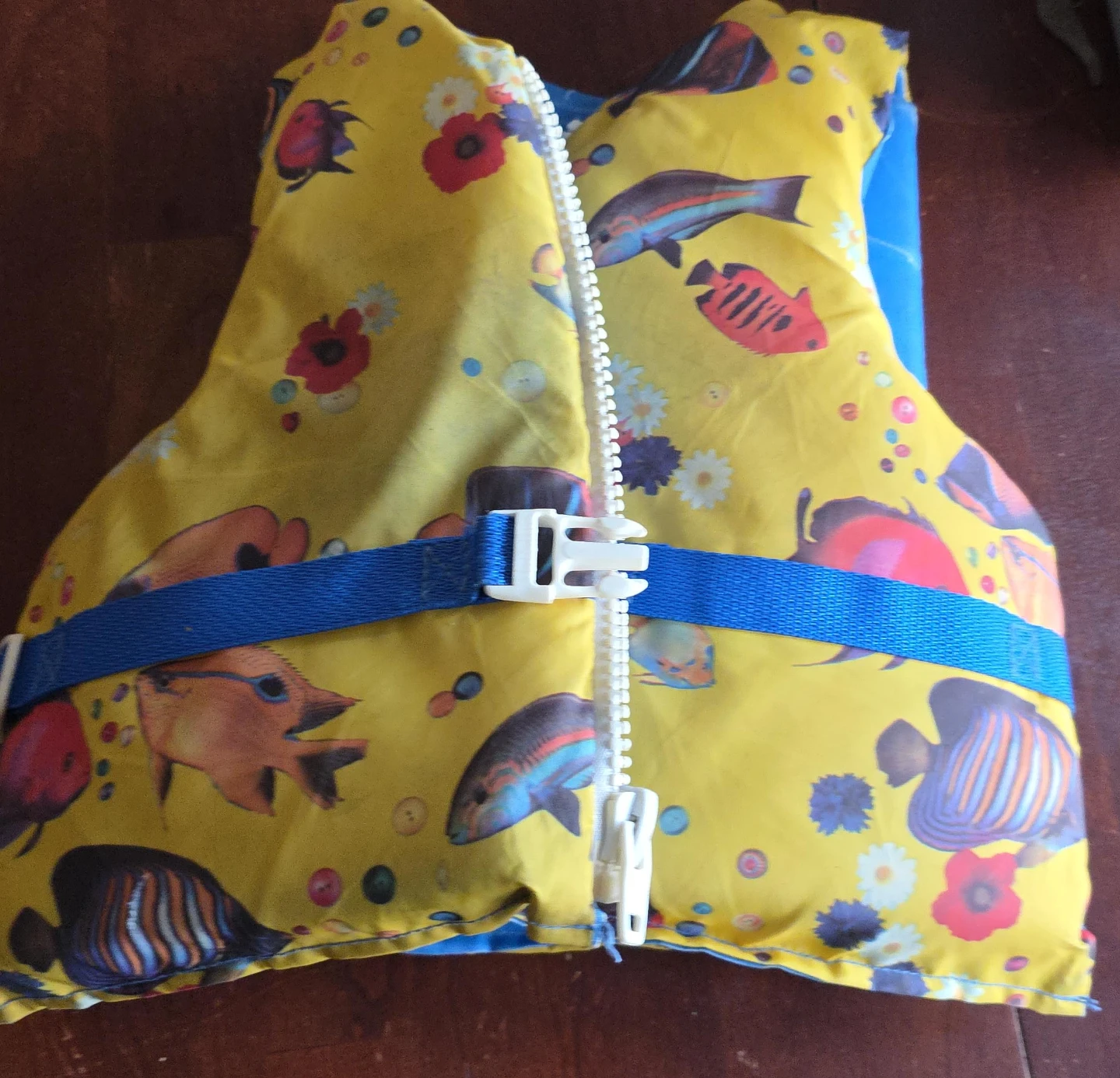 Kids' Yellow & Blue Life Jacket