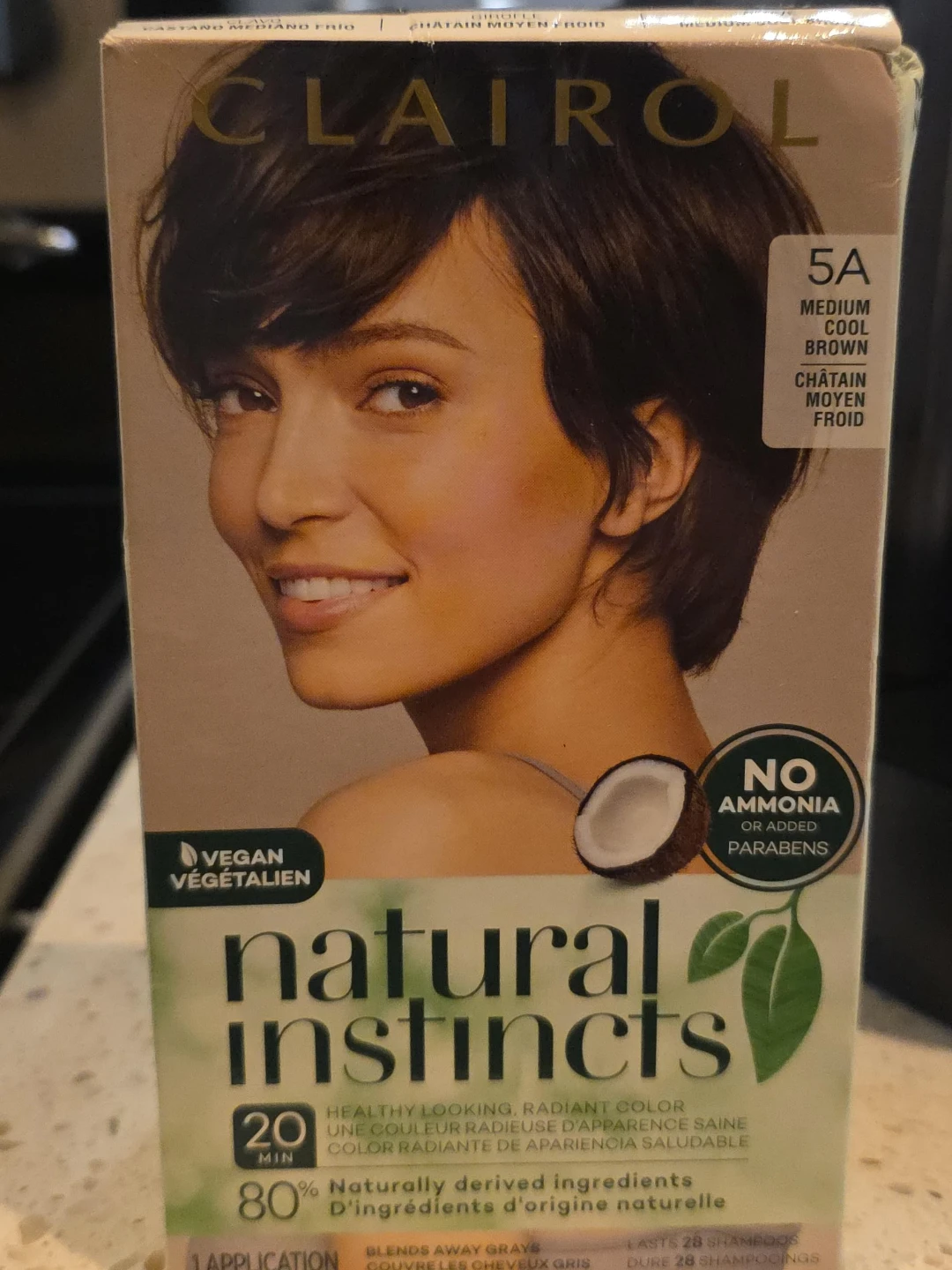 Clairol Natural Instincts 5A Medium Cool Brown image indicator(1)