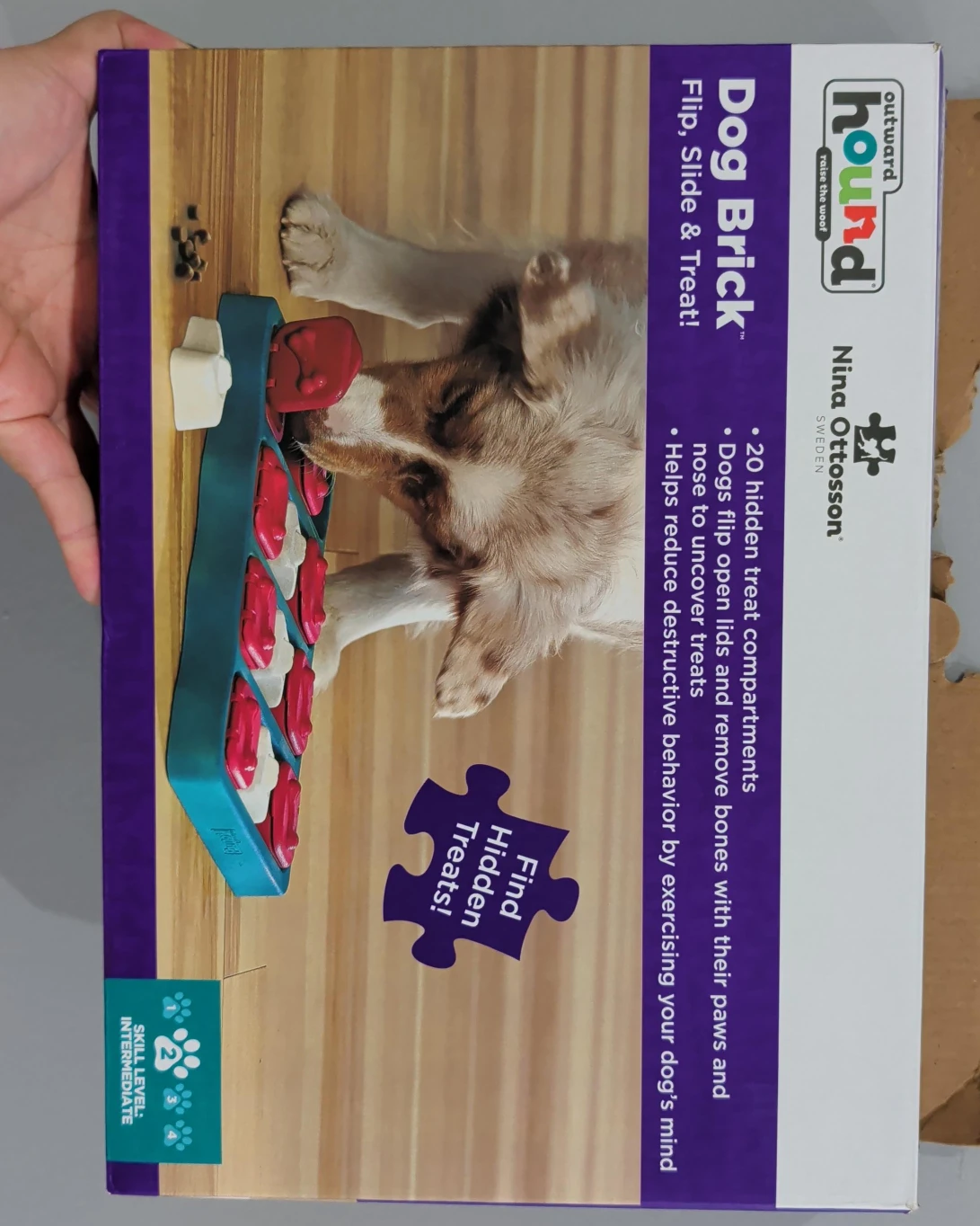 Outward Hound Dog Brick Puzzle Toy thumbnail