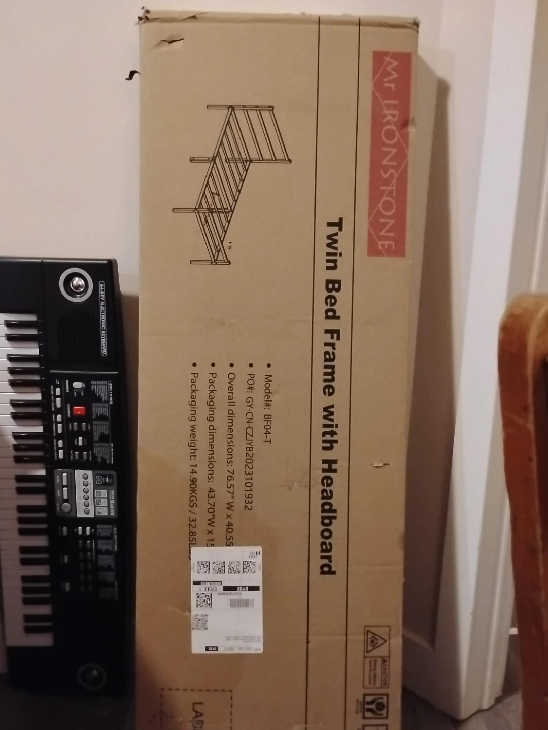 Mr IRONSTONE Twin Bed Frame with Headboard 🥕