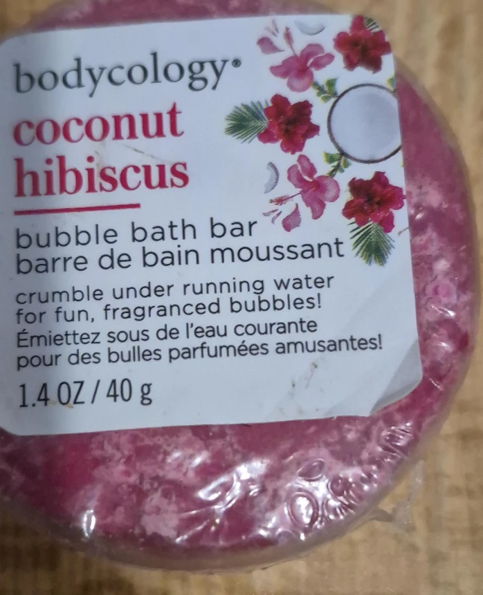 Bodycology Coconut Hibiscus Bubble Bath Bar 40g image indicator(1)