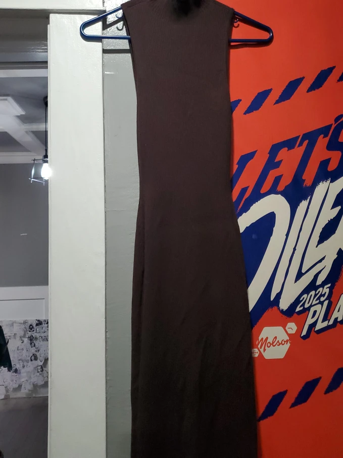 Brown Sleeveless Dress