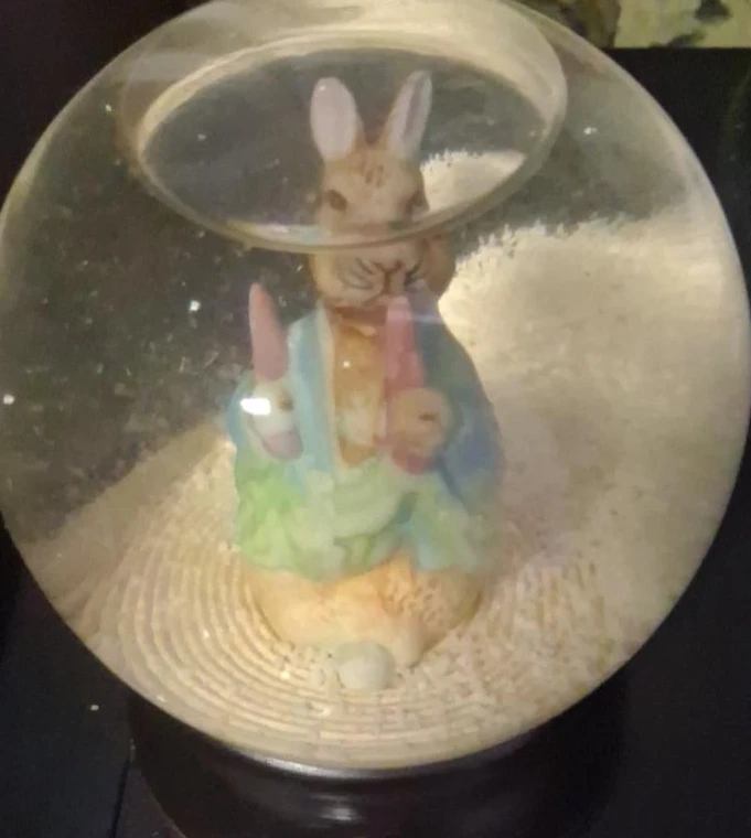 Rabbit Snow Globe