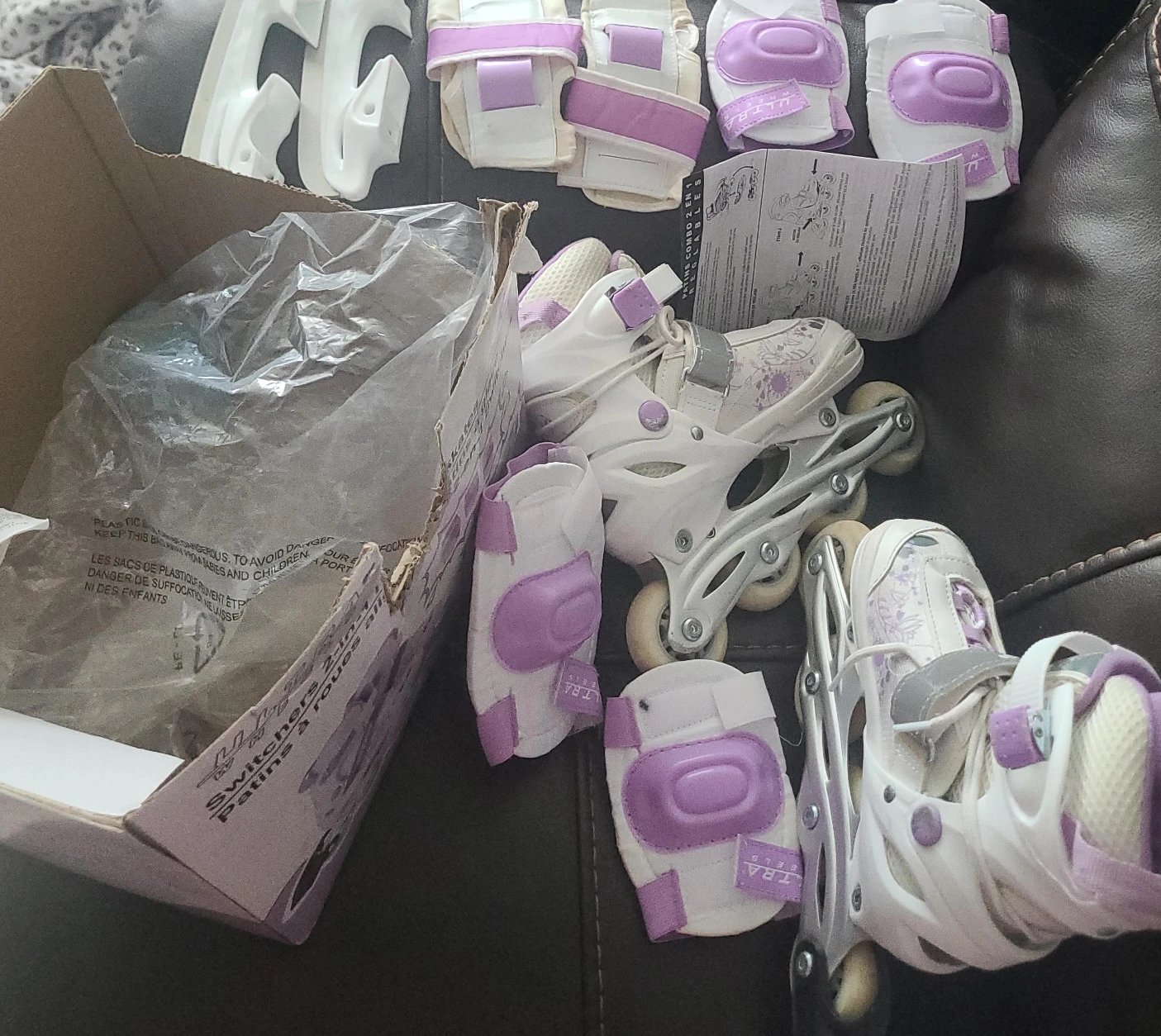 TRA Wheels 2-in-1 Skates Combo Set