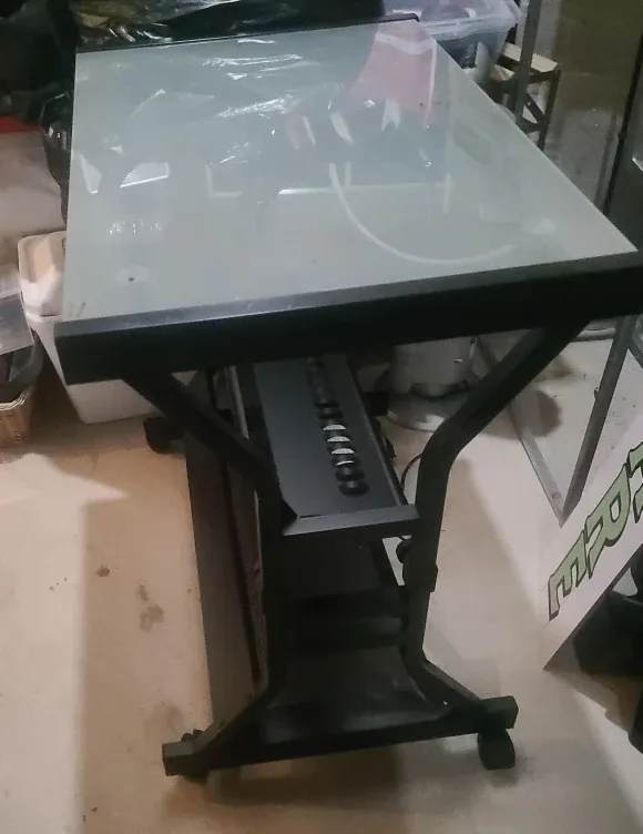 Drafting Table with Glass Top