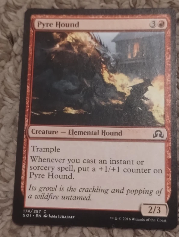 Pyre Hound Magic The Gathering Card