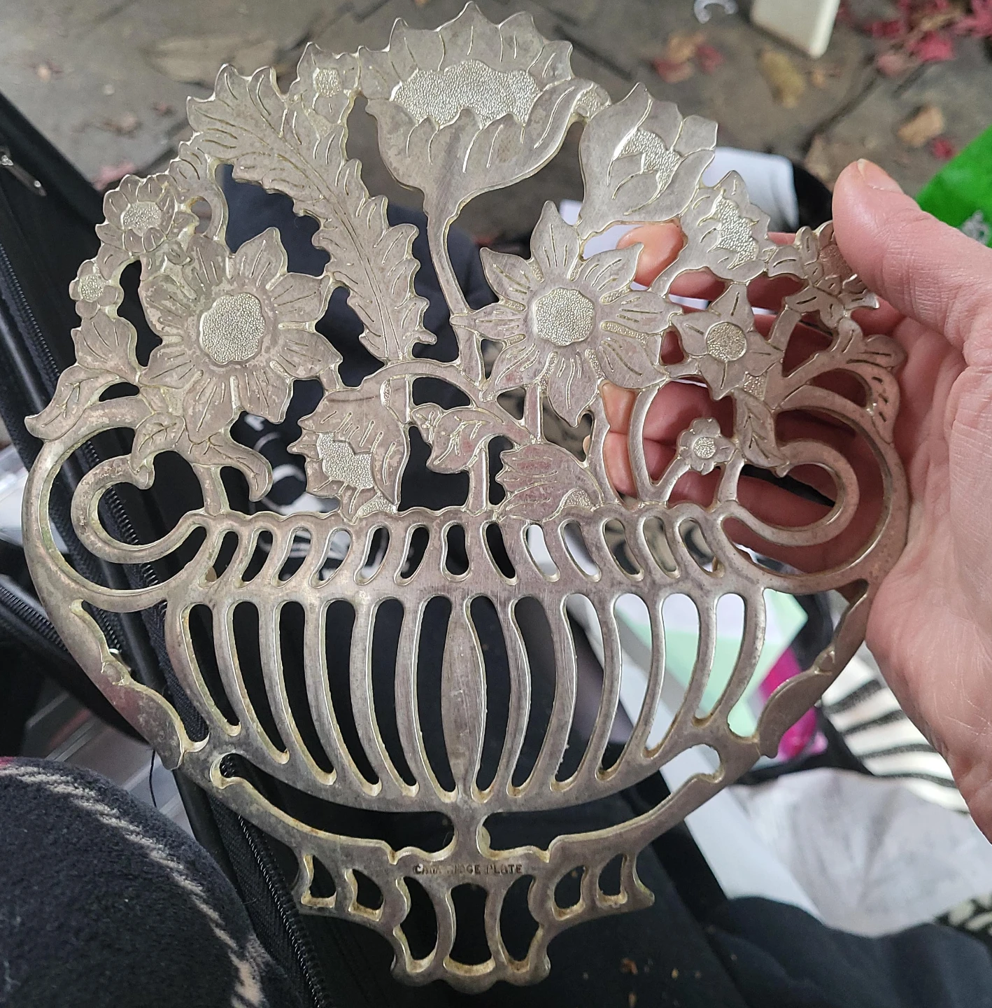 Vintage Cambridge Plate Trivet