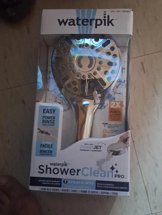 Waterpik ShowerClean Pro Handheld Shower Head