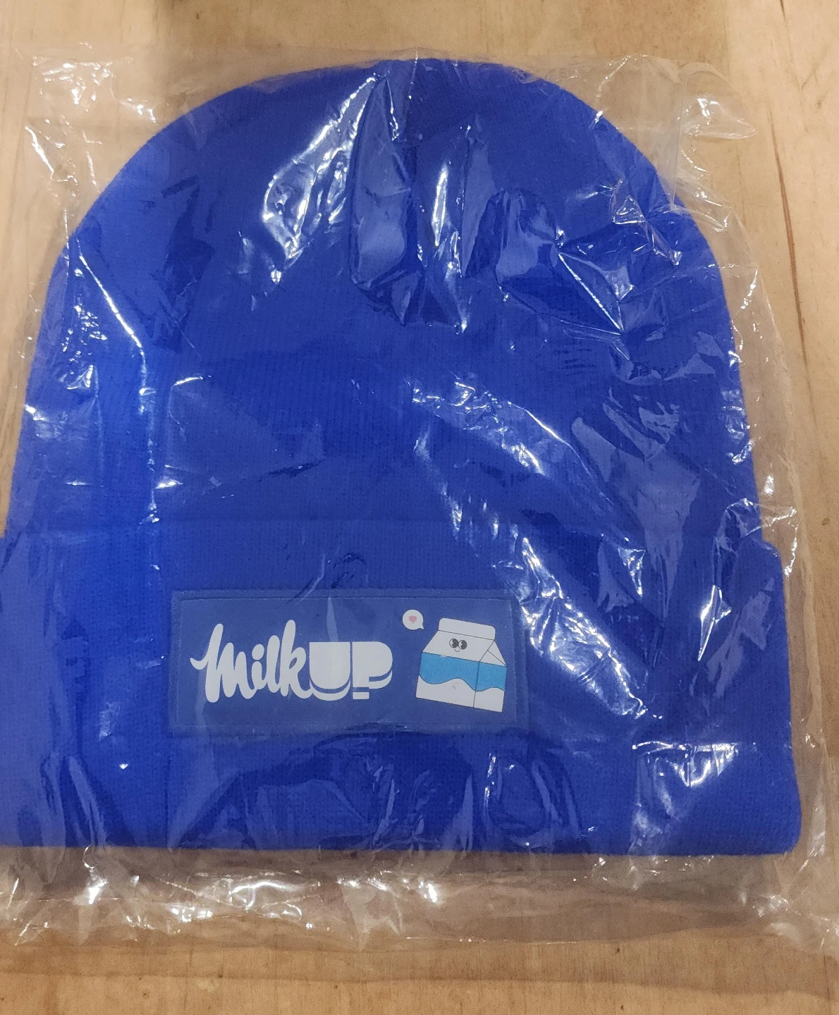 Milk Up Blue Beanie - New in Package! image indicator(1)