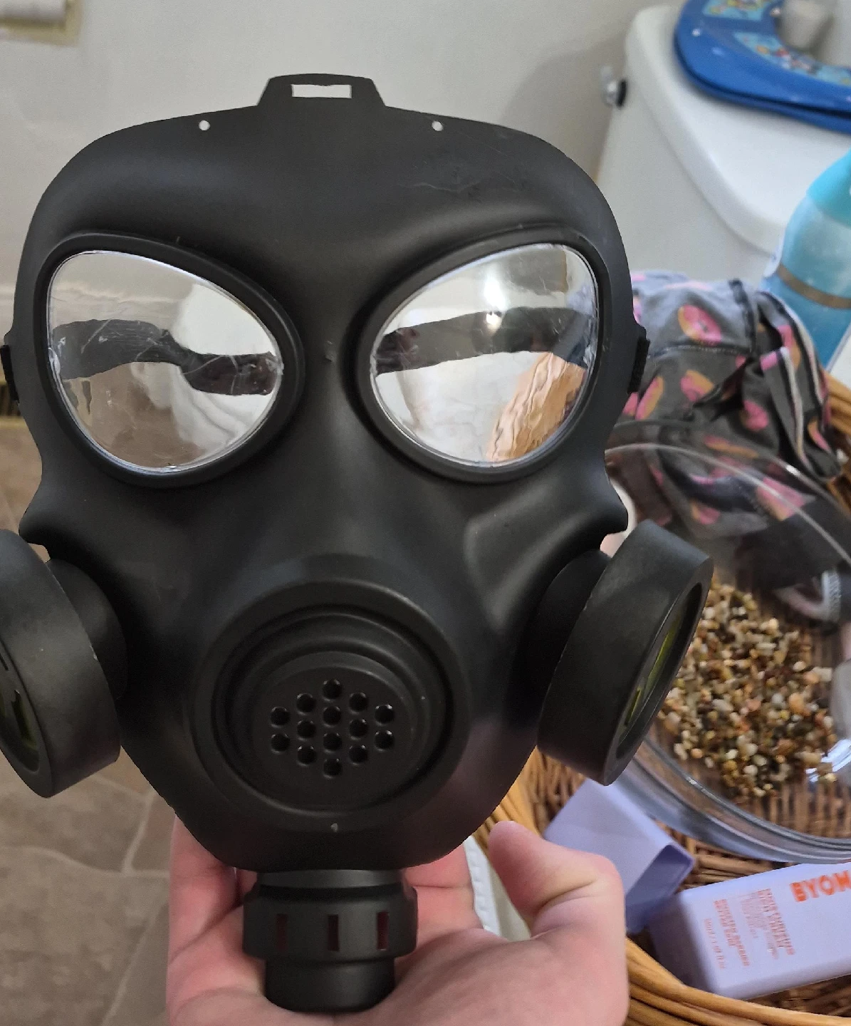 Halloween gas mask