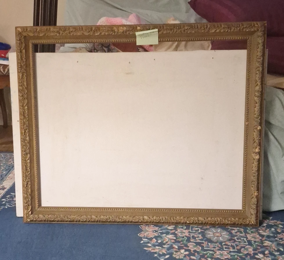 Vintage Ornate Gold Picture Frame