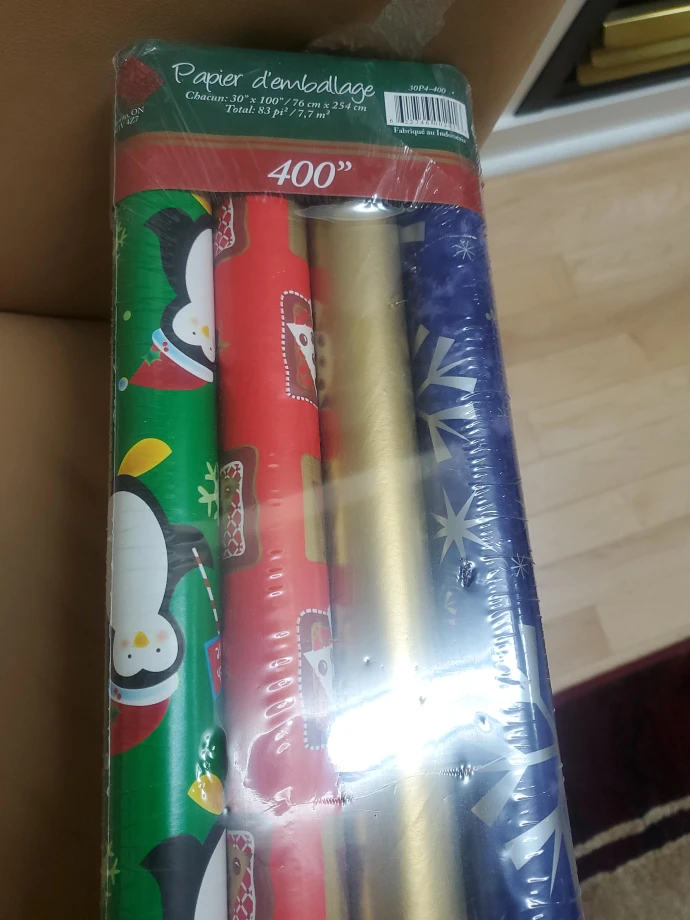 Wrapping Paper 4 Rolls - 400" thumbnail