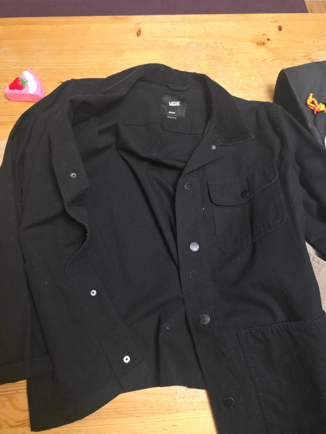 Vans Black Jacket - Size Medium