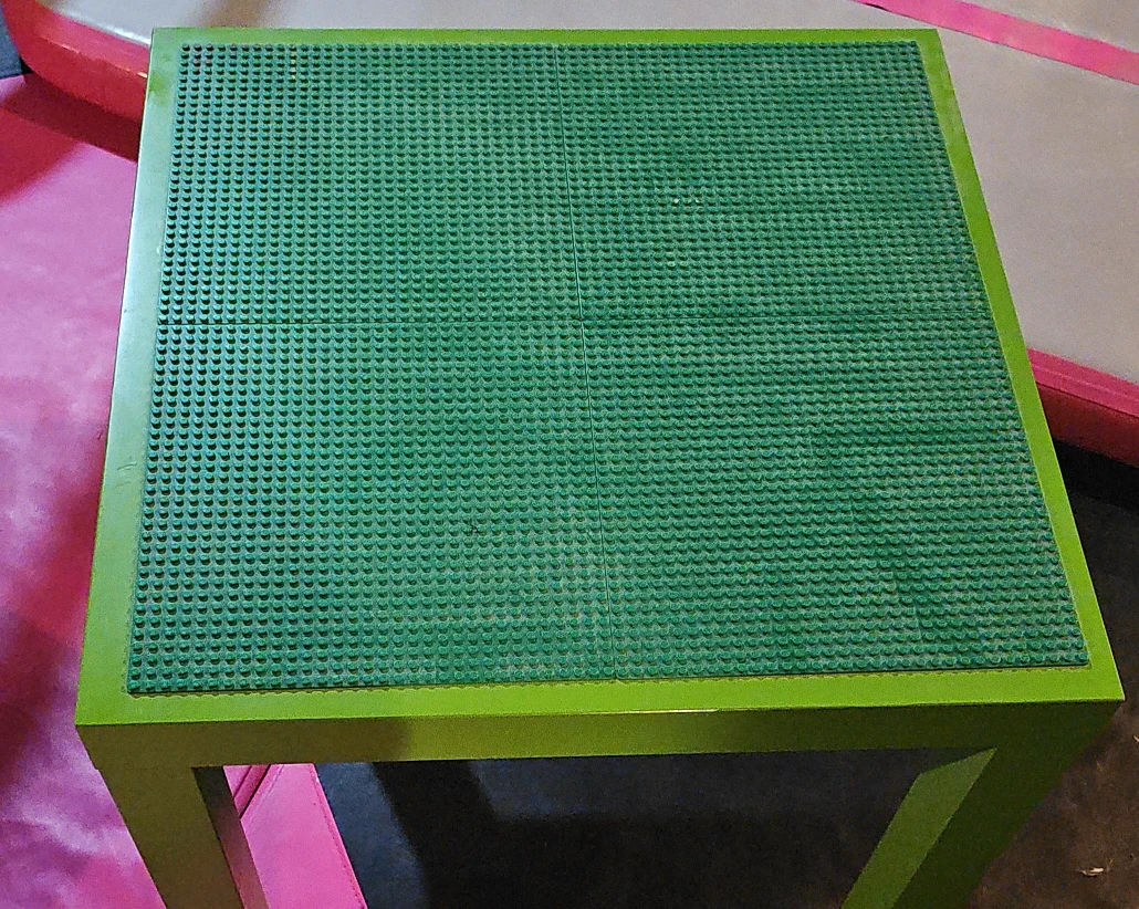 IKEA 2X2 Green LEGO BUILDING Table
