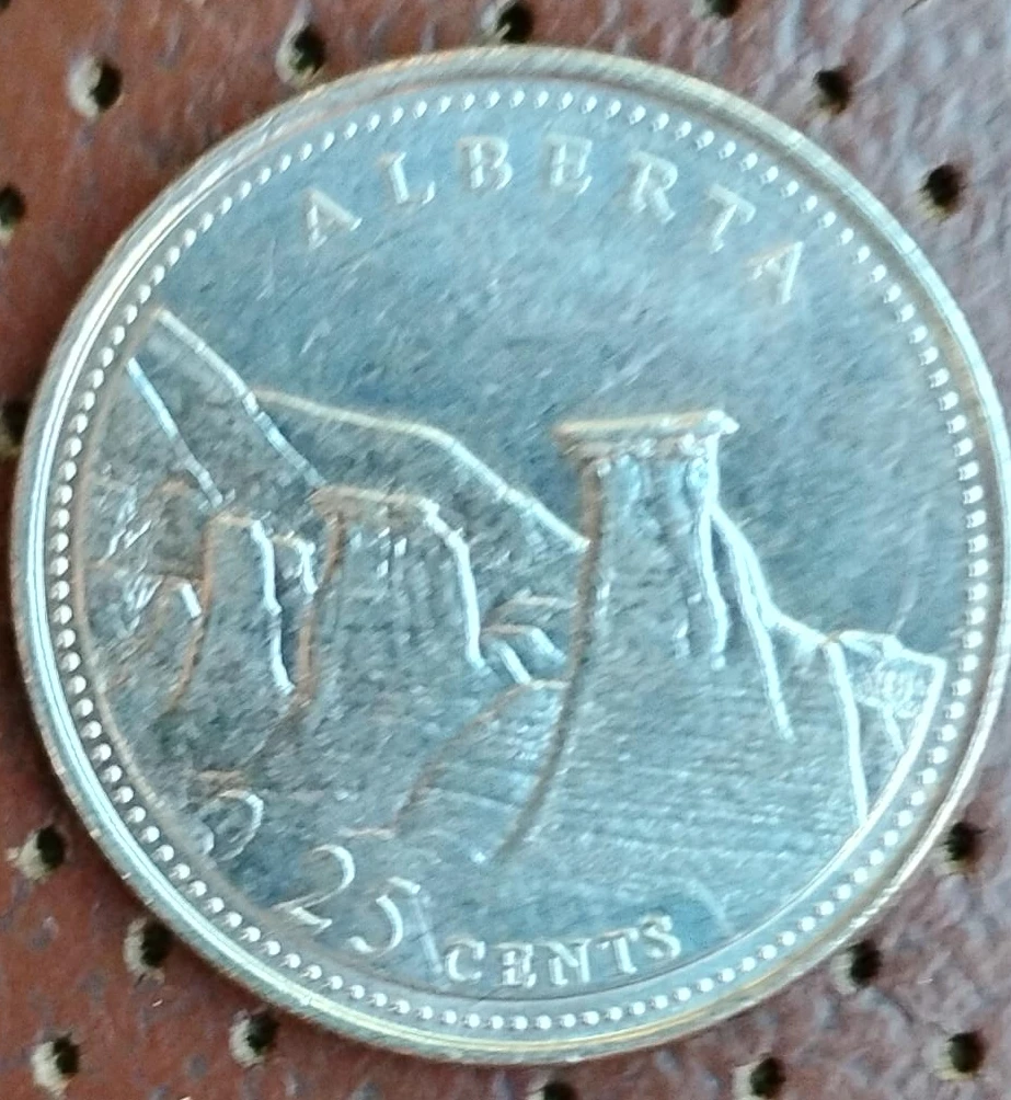 Alberta 25 Cents Coin