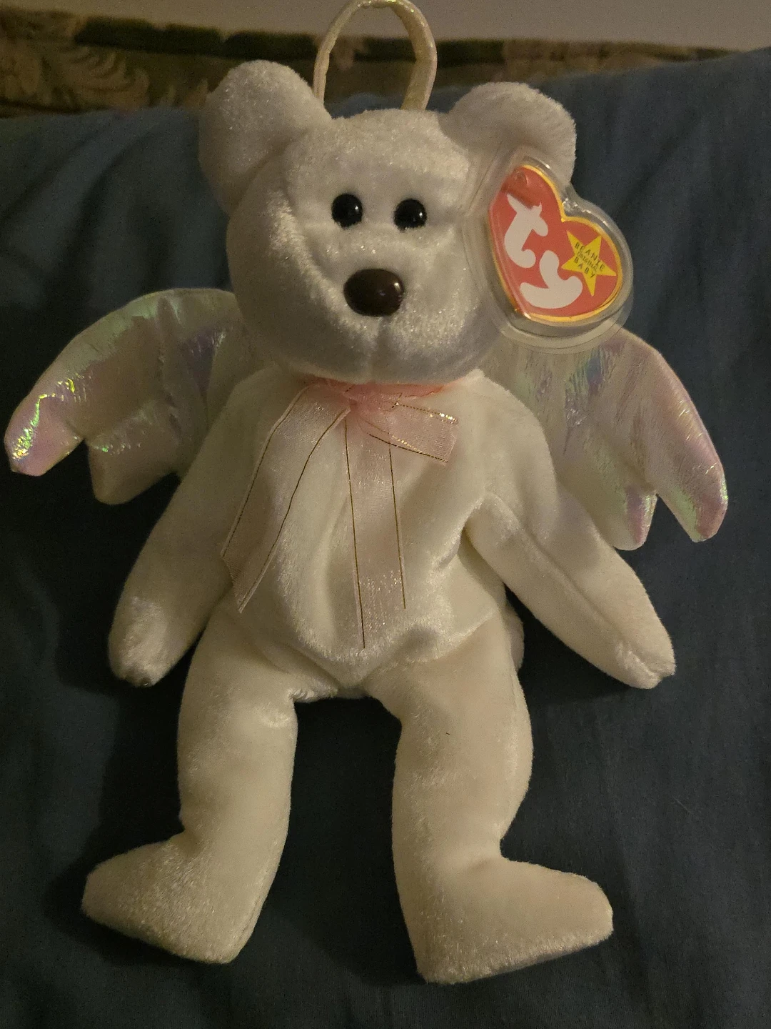 Ty Beanie Baby Angel Bear